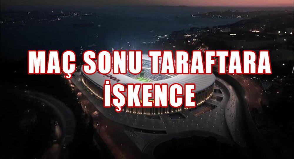 Beşiktaş-Antalyaspor maçı sonrası taraftara müdahale