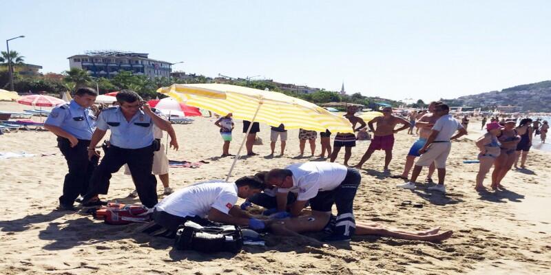 Antalya’da serinlemek için denize giren turist boğuldu