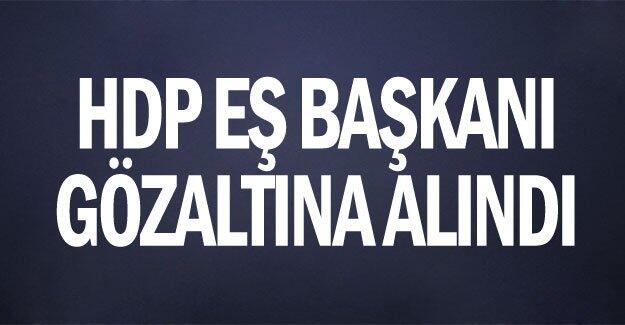 HDP Eş Başkanı gözaltına alındı