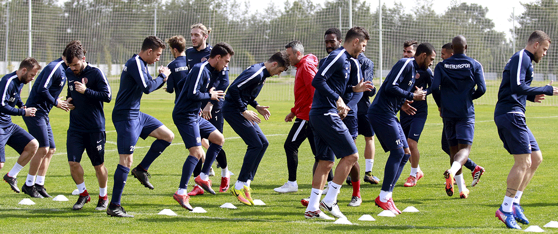 Antalyaspor, Kasımpaşa maçının hazırlıklarını sürdürdü
